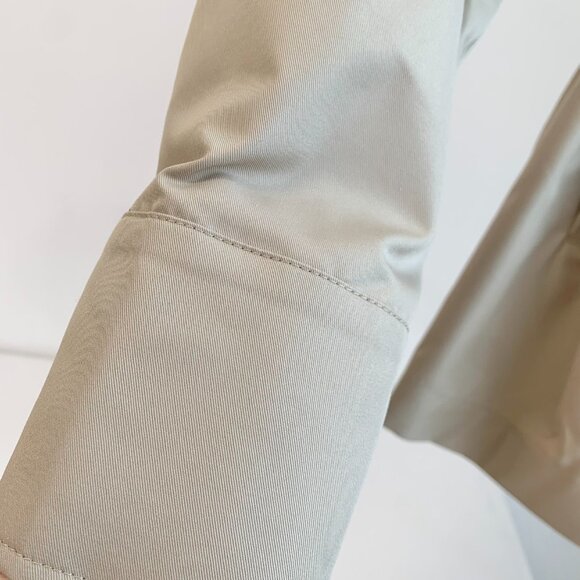 Helsa Oversized Women's Twill Cropped Trench Coat - Picture 8 of 12